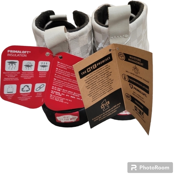 Vans Checkerboard Colfax Boot MTE-1 Leather Shoes in Cream Size 5 M /6.5 W - Picture 7 of 8